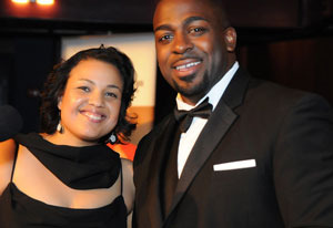 Glenn Vickers (right) served alongside Keyanna Mahoney as Regional Director of the Prince William County / Greater Manassas Boys and Girls Clubs. [Photo: Mary Davidson / Potomac Local News]
