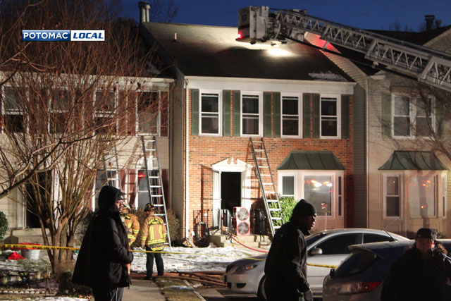Updated: 6 Displaced in Lake Ridge Town Home Fire - Potomac Local News