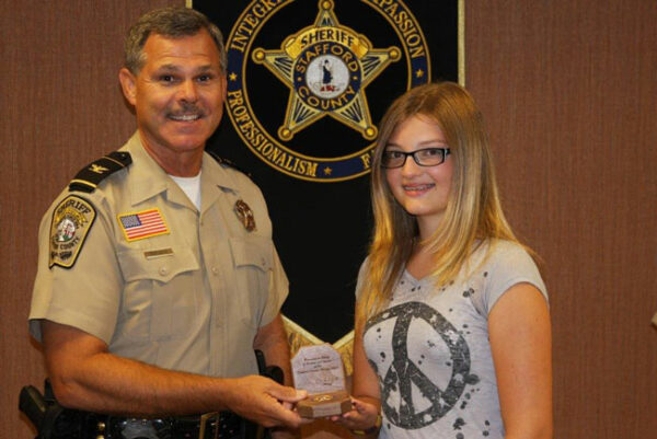 stafford sheriff van bravery commendation