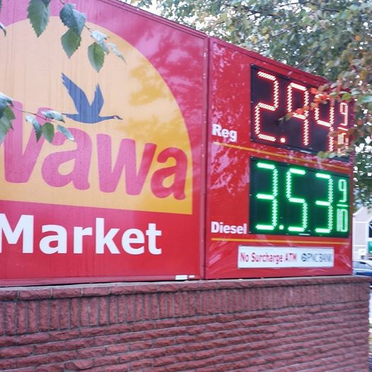 Stafford, Woodbridge, gas prices, fuel, pump