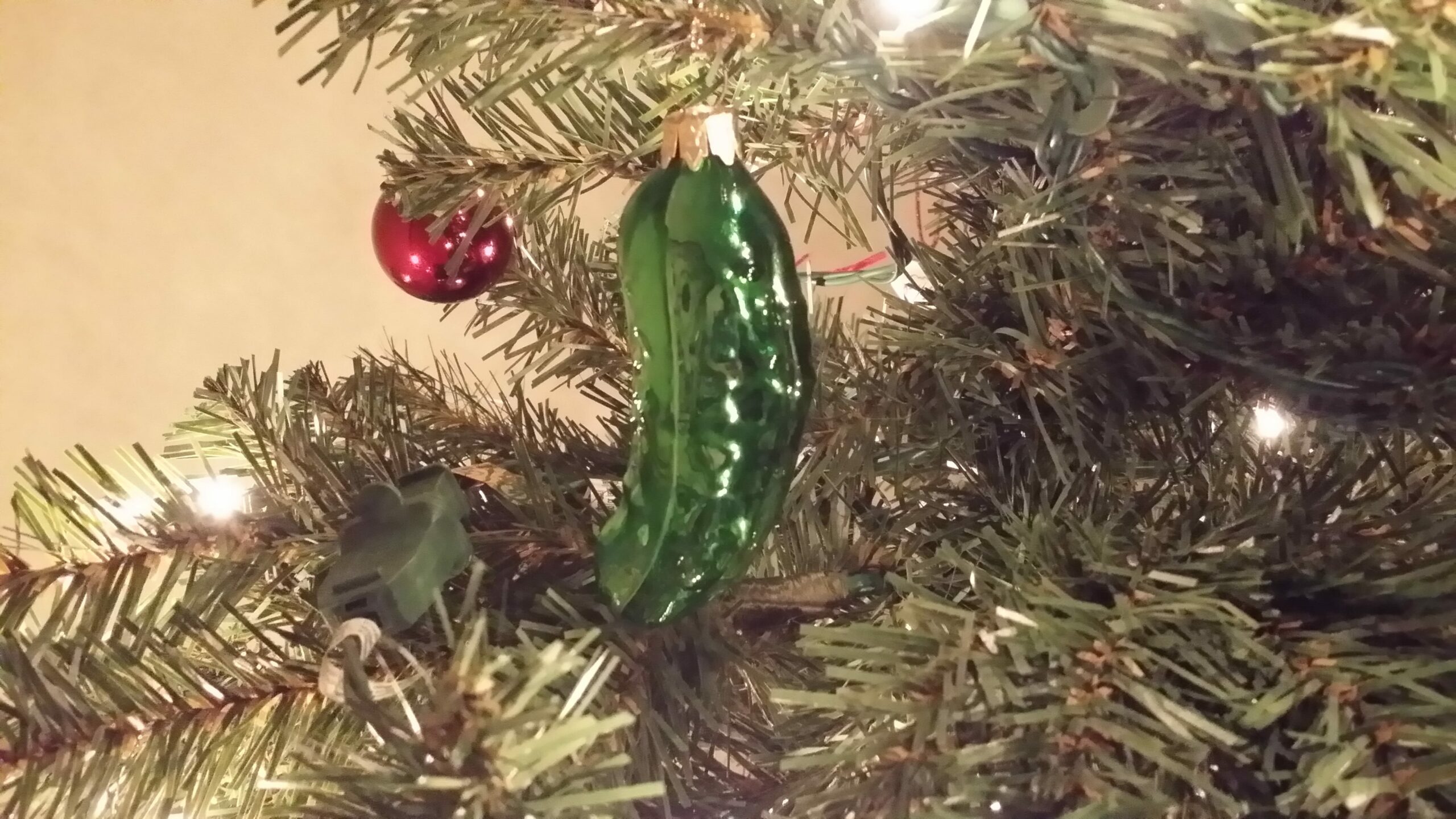 Christmas pickle an emerging tradition?