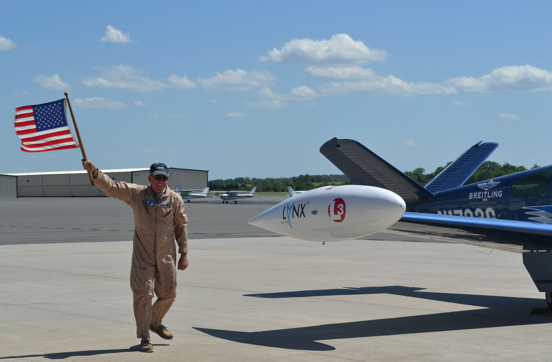 Pilot lands at Manassas Airport after flight around the world
