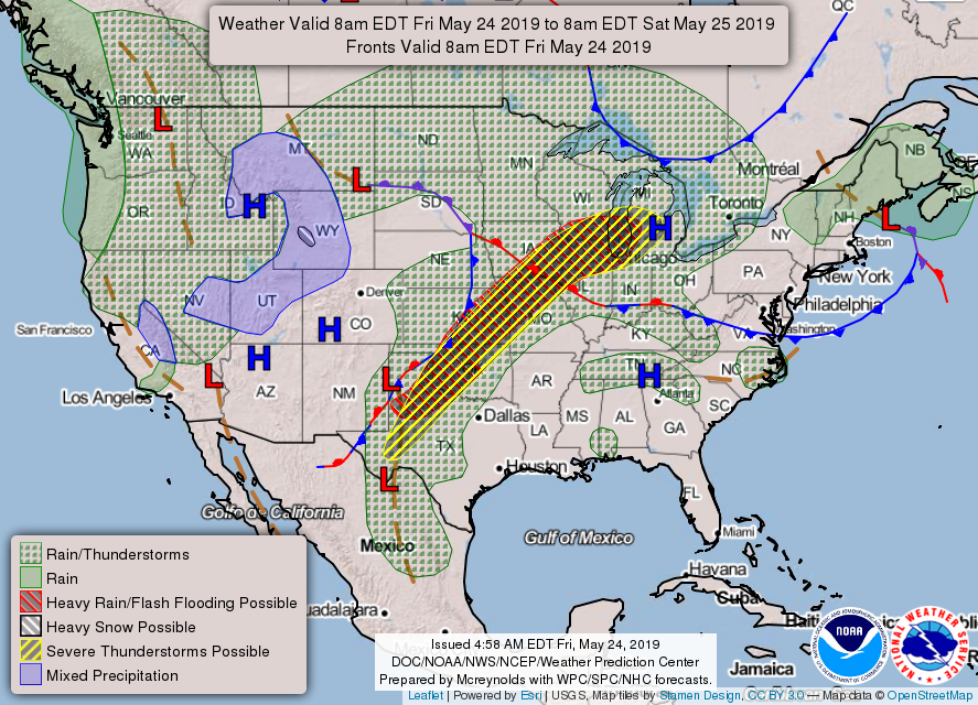 Storm chances return for Memorial Day weekend