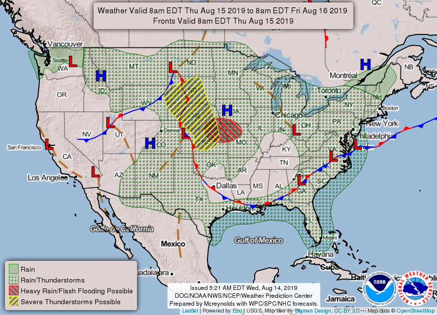 Isolated showers, then scattered showers and thunderstorms this ...