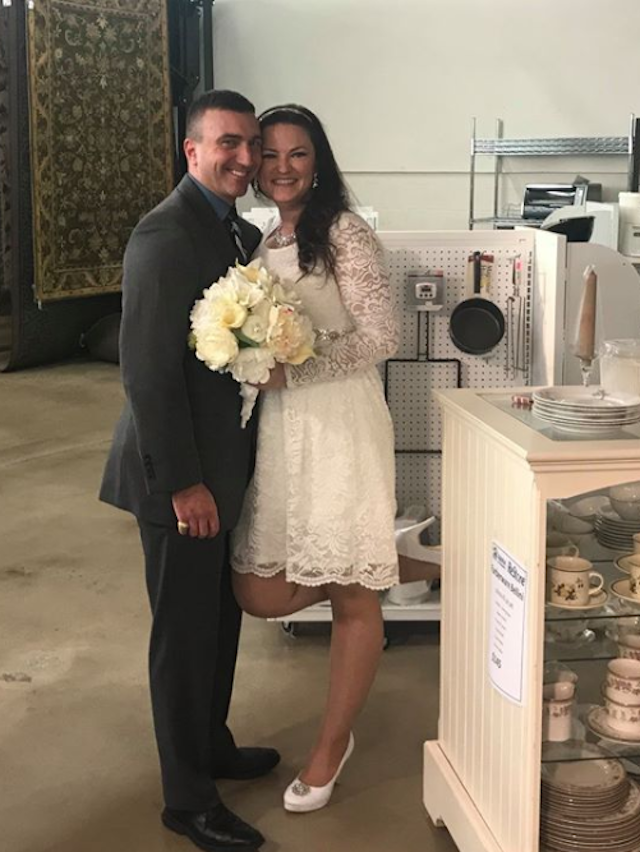 Couple weds, then honeymoons at Prince William Habitat ReStores