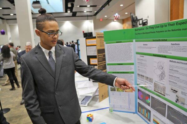 Ten area students receive honors from County for entries in regional science fair.
