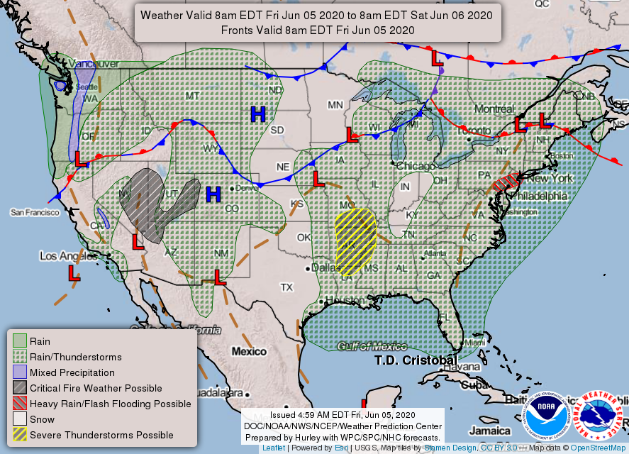Heavy rain expected, flash flood watch now in effect