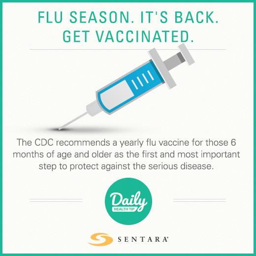 Sentara free drivethru flu shot event in Woodbridge