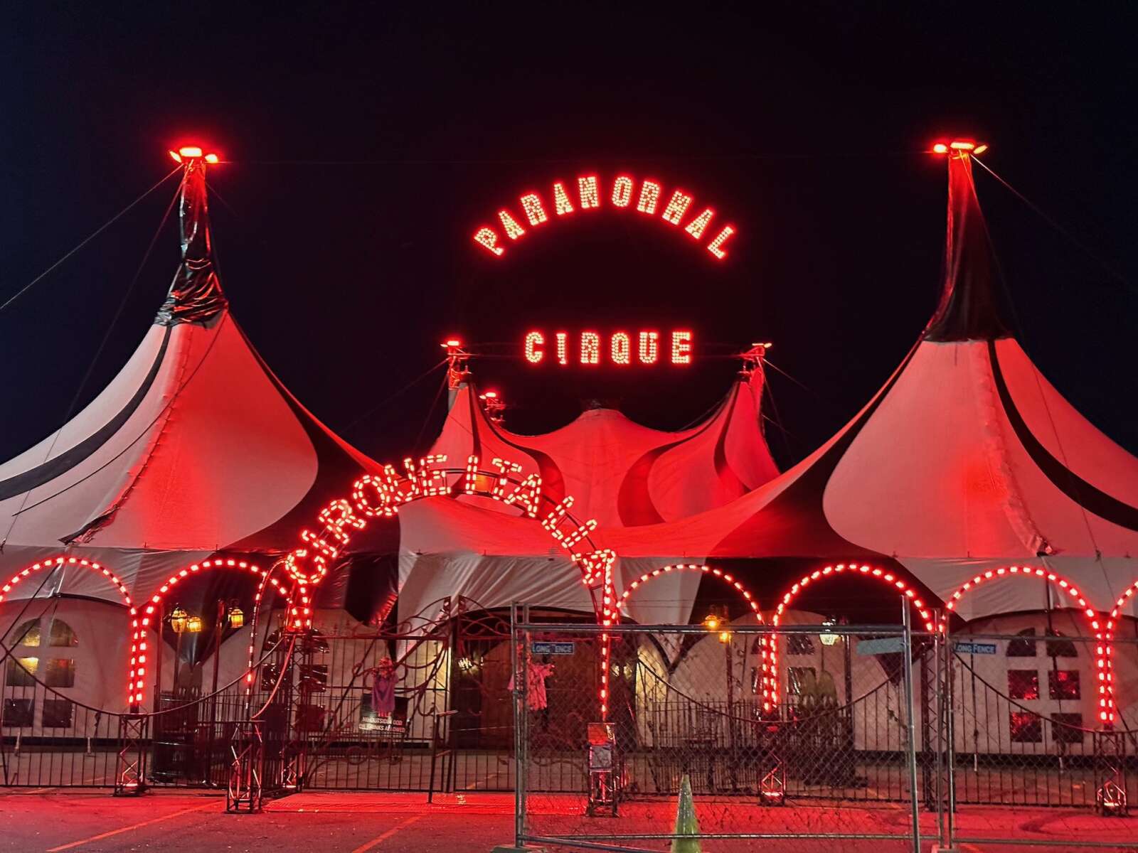 Paranormal Cirque now open through Sunday following permitting issue