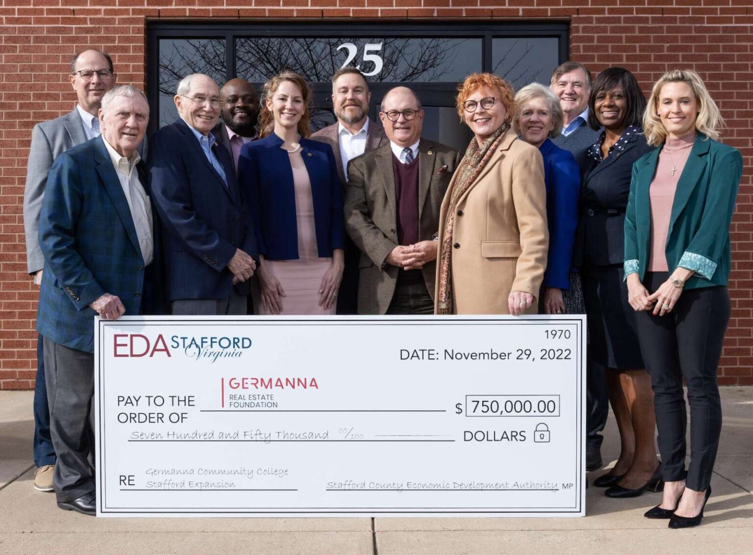 Germanna receives 750,000 from Stafford County EDA for new area campus