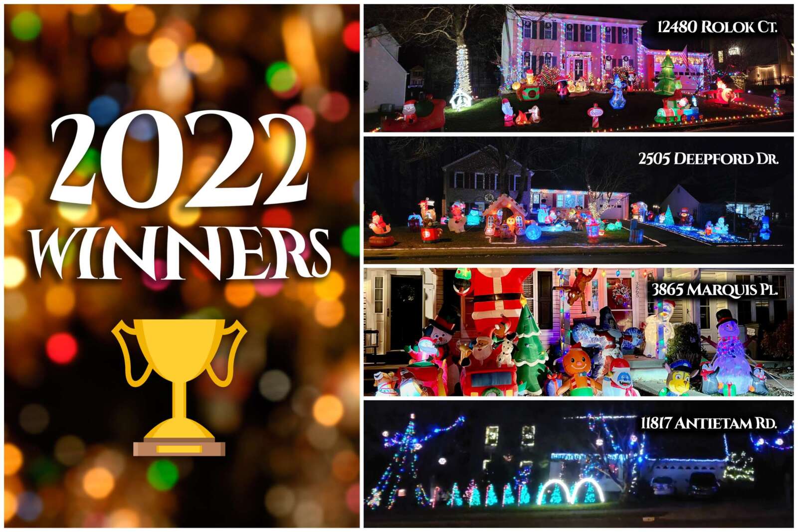 Lake Ridge Lights Contest winners announced