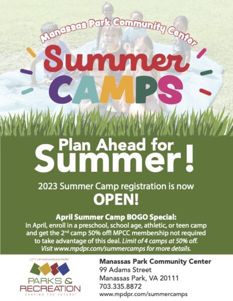 Summer Programs 2023 by M-NCPPC, Department of Parks & Recreation