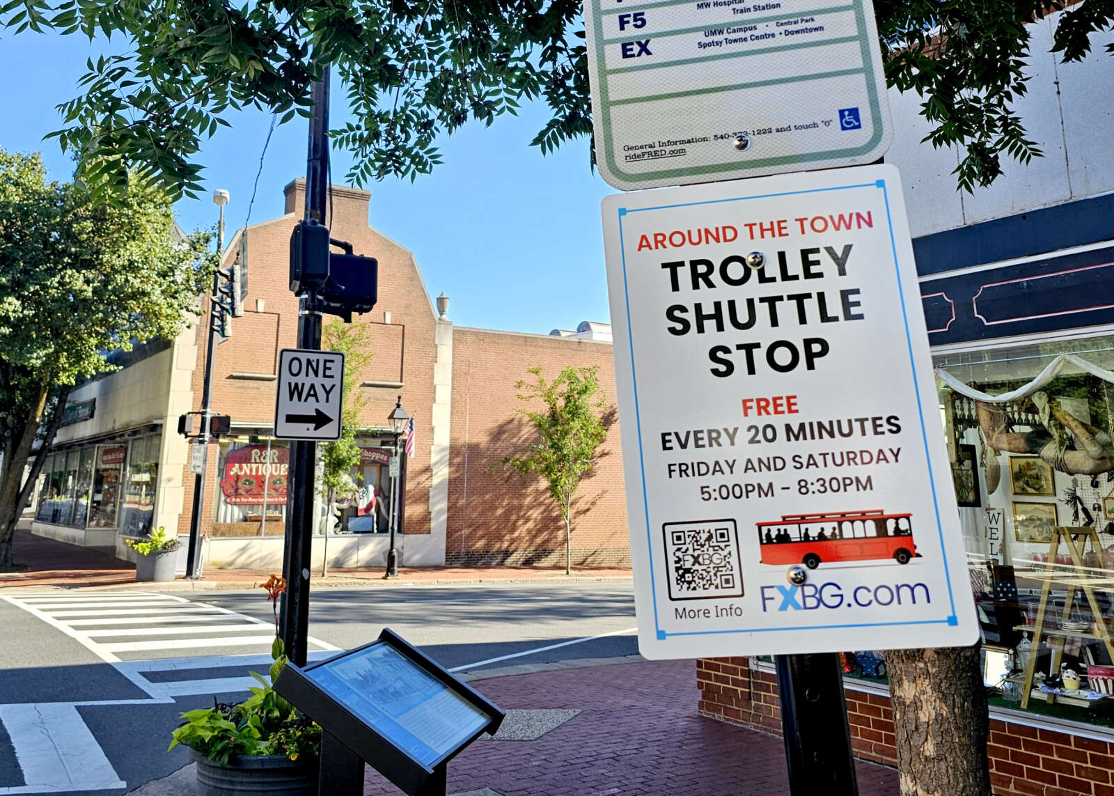 Fredericksburg announces 7th season of free trolley rides - Potomac ...