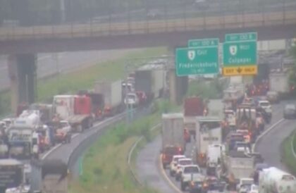 BREAKING NEWS: I-95 Closed at Route 3 in Fredericksburg Due to Downed