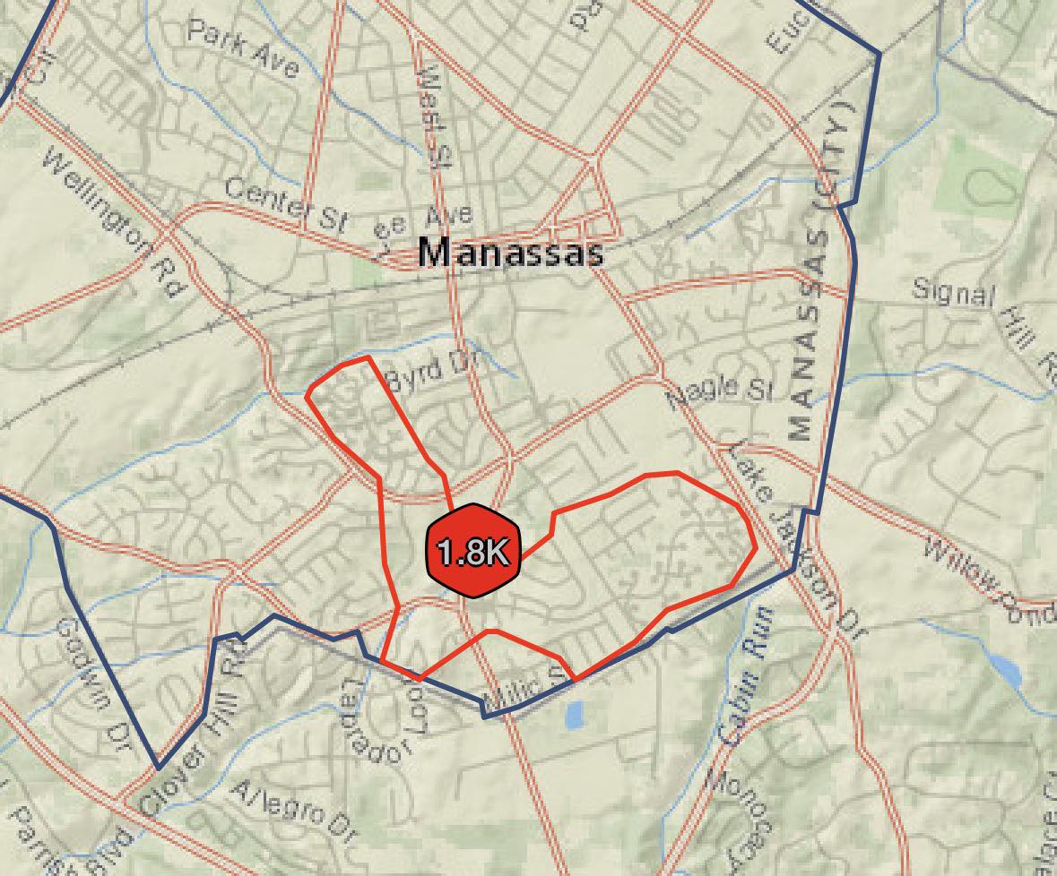 Power Outage Hits Large Area Of Manassas