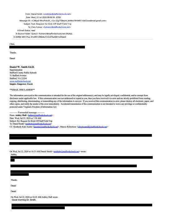 Redacted email