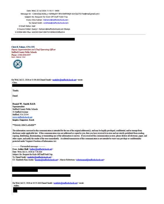 Redacted email