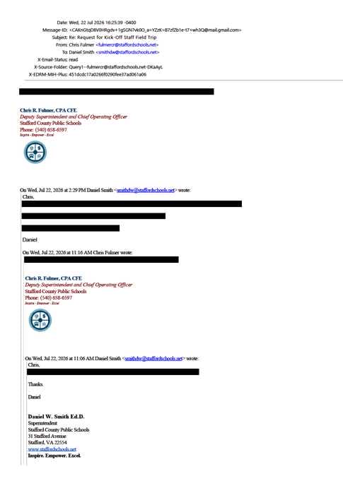 Redacted email