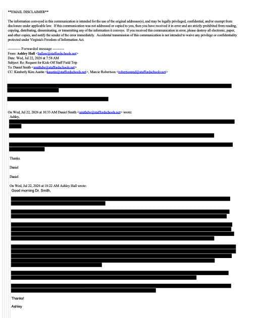 Redacted email