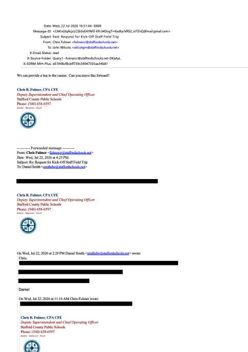 Redacted email