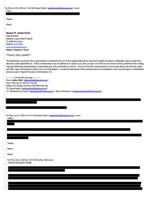 Redacted email