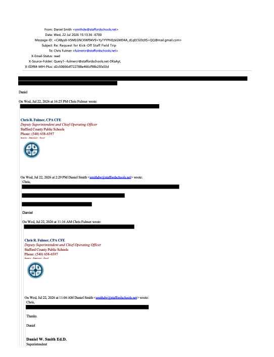 Redacted email