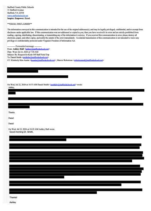 Redacted email