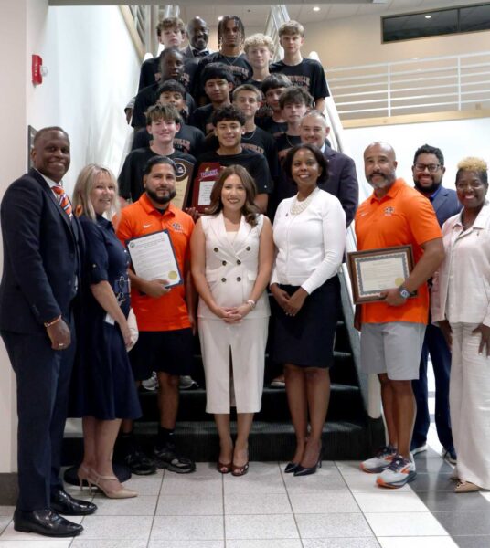 Brentsville boys soccer team honored by Prince William supervisors