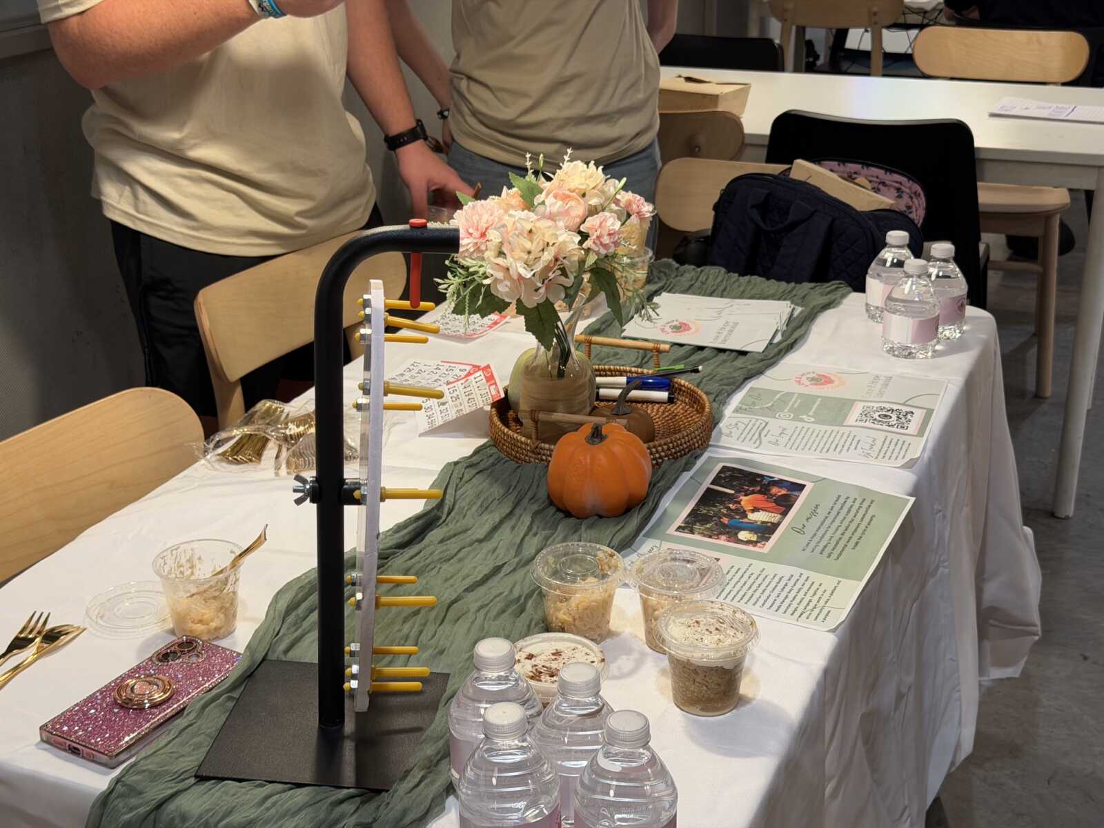 An activity table set up for the Communities for Youth event