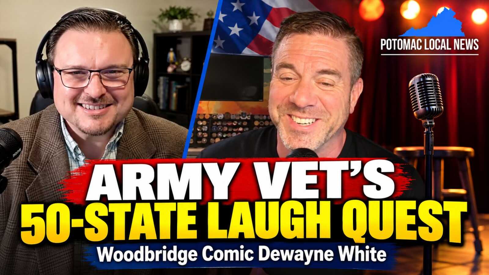 Dewayne White: Army Vet Comedian on 50-State Quest and Woodbridge Shows
