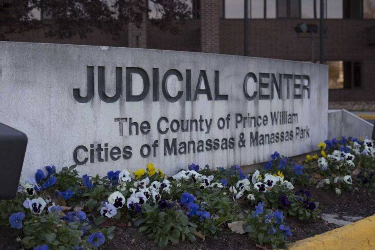 Exterior of the Prince William County Judicial Center in Manassas